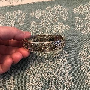 Brighton beautiful bangle bracelet, hinged EUC
